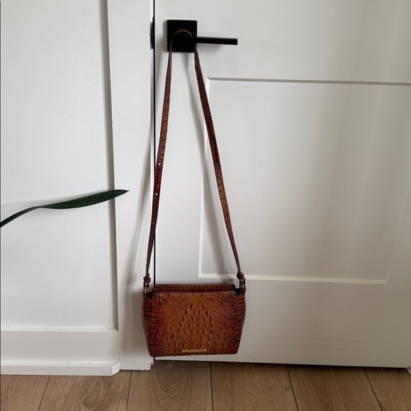 Brahmin Embossed Leather Crossbody Bag - Picture 5 of 5